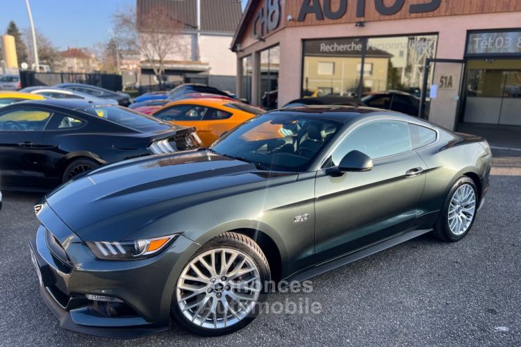 Ford Mustang V8 5.0 GT FASTBACK *DISPO ET VISIBLE SUR NOTRE PARC* BOITE AUTO COUPE PACK PREMIUM MAMBA GREEN 41900 € - <small></small> 41.900 € <small>TTC</small> - #9