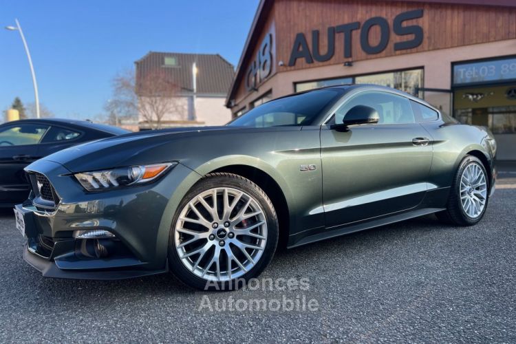 Ford Mustang V8 5.0 GT FASTBACK *DISPO ET VISIBLE SUR NOTRE PARC* BOITE AUTO COUPE PACK PREMIUM MAMBA GREEN 41900 € - <small></small> 41.900 € <small>TTC</small> - #6