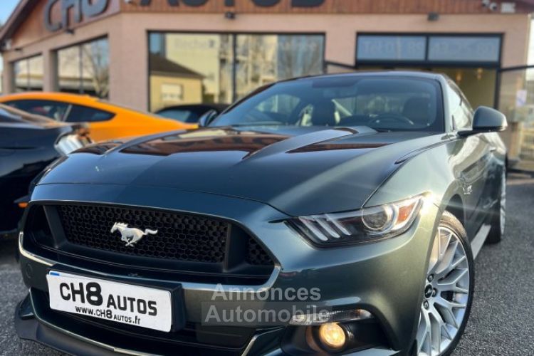 Ford Mustang V8 5.0 GT FASTBACK *DISPO ET VISIBLE SUR NOTRE PARC* BOITE AUTO COUPE PACK PREMIUM MAMBA GREEN 41900 € - <small></small> 41.900 € <small>TTC</small> - #23