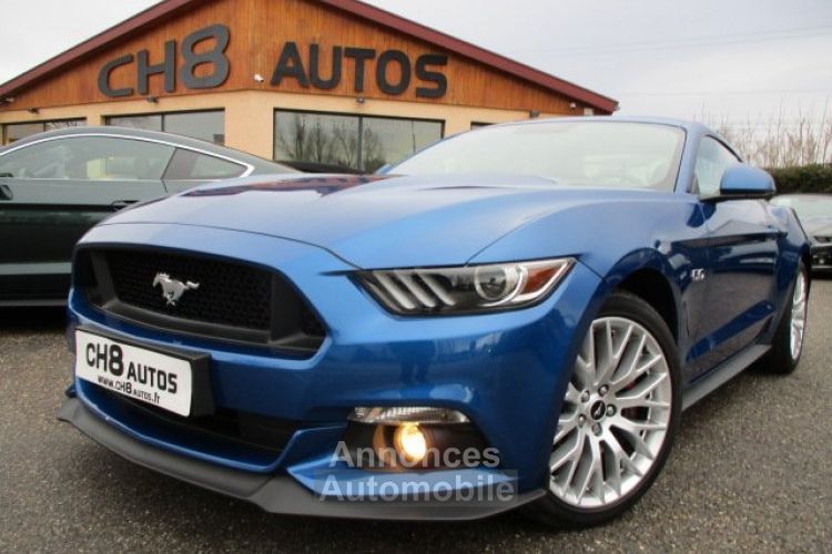 Ford Mustang V8 5.0 GT Fastback *dispo et visible sur notre parc* boite auto pack premium bleu cuir beige magnifique 45900 € - <small></small> 45.900 € <small>TTC</small> - #15