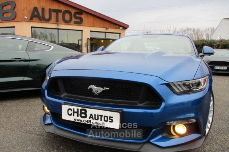 Ford Mustang V8 5.0 GT Fastback *dispo et visible sur notre parc* boite auto pack premium bleu cuir beige magnifique 45900 € - <small></small> 45.900 € <small>TTC</small> - #16