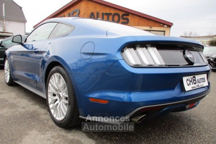 Ford Mustang V8 5.0 GT Fastback *dispo et visible sur notre parc* boite auto pack premium bleu cuir beige magnifique 45900 € - <small></small> 45.900 € <small>TTC</small> - #21