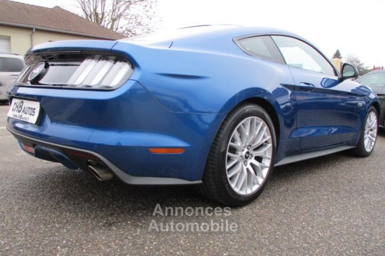 Ford Mustang V8 5.0 GT Fastback *dispo et visible sur notre parc* boite auto pack premium bleu cuir beige magnifique 45900 € - <small></small> 45.900 € <small>TTC</small> - #24