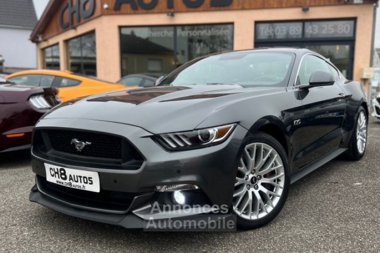 Ford Mustang V8 5.0 GT FASTBACK *DISPO ET VISIBLE SUR NOTRE PARC* BOITE AUTO PACK PREMIUM GRIS FONCE 41900 € - <small></small> 41.900 € <small>TTC</small> - #1