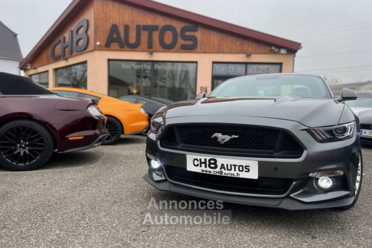 Ford Mustang V8 5.0 GT FASTBACK *DISPO ET VISIBLE SUR NOTRE PARC* BOITE AUTO PACK PREMIUM GRIS FONCE 41900 € - <small></small> 41.900 € <small>TTC</small> - #2