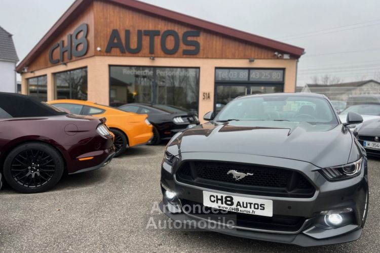 Ford Mustang V8 5.0 GT FASTBACK *DISPO ET VISIBLE SUR NOTRE PARC* BOITE AUTO PACK PREMIUM GRIS FONCE 41900 € - <small></small> 41.900 € <small>TTC</small> - #3