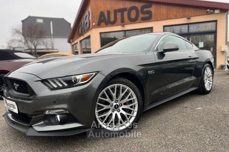 Ford Mustang V8 5.0 GT FASTBACK *DISPO ET VISIBLE SUR NOTRE PARC* BOITE AUTO PACK PREMIUM GRIS FONCE 41900 € - <small></small> 41.900 € <small>TTC</small> - #21