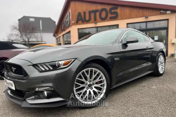 Ford Mustang V8 5.0 GT FASTBACK *DISPO ET VISIBLE SUR NOTRE PARC* BOITE AUTO PACK PREMIUM GRIS FONCE 41900 € - <small></small> 41.900 € <small>TTC</small> - #22