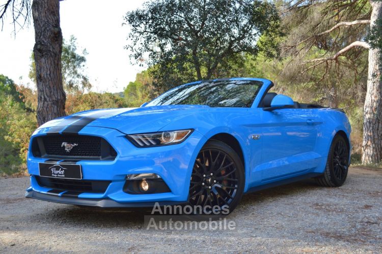 Ford Mustang VI GT CABRIOLET 5.0 V8 421ch BOITE MANUELLE FULL OPTIONS SERIE LIMITEE BLUE EDITION - <small></small> 45.990 € <small>TTC</small> - #4