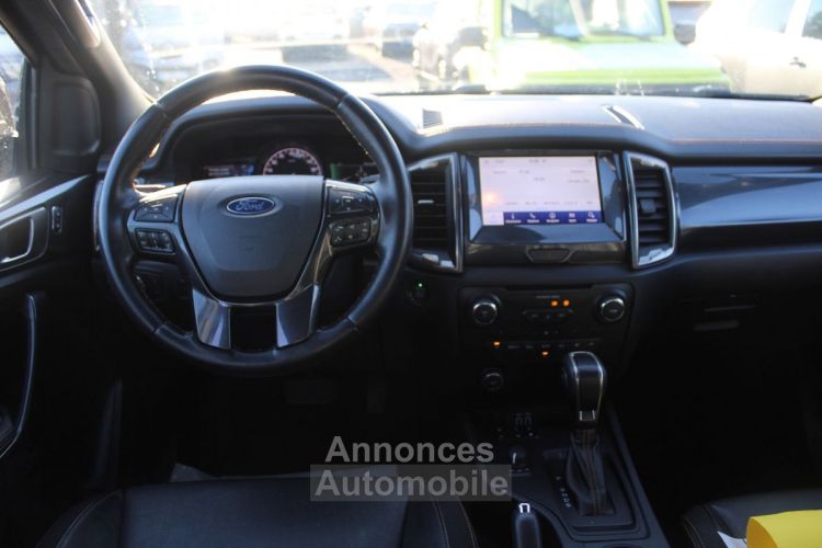 Ford Ranger 2L BITURBO 213 WILDTRAK BOITE AUTO DIESEL CAMÉRA CUIR GPS USB FULL LEDS ATTELAGE - <small></small> 31.500 € <small>TTC</small> - #11