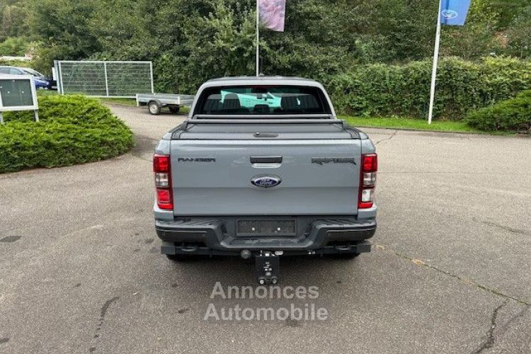 Ford Ranger Raptor Gris conquer attelage couvre benne caméra - <small></small> 45.990 € <small>TTC</small> - #4