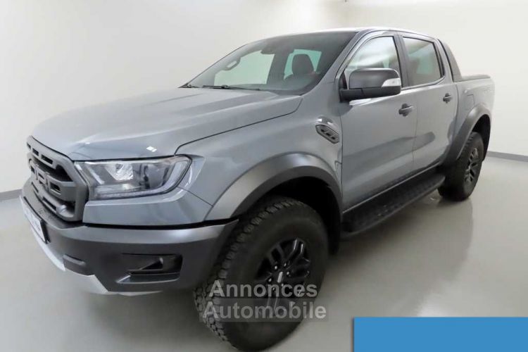 Ford Ranger RAPTOR Gris mystique Double cabine Couvre benne Attelage LED Caméra Alarme Première main TVA Récupérable - <small></small> 50.400 € <small></small> - #1