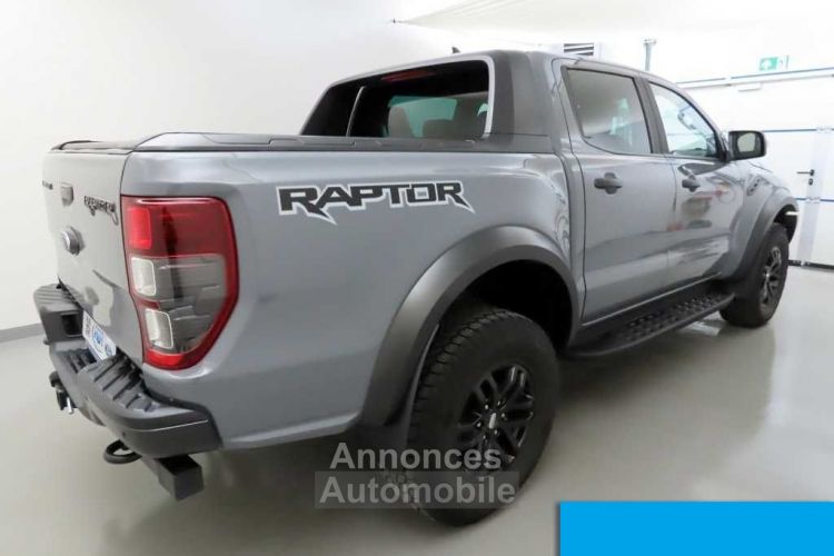 Ford Ranger RAPTOR Gris mystique Double cabine Couvre benne Attelage LED Caméra Alarme Première main TVA Récupérable - <small></small> 50.400 € <small></small> - #3