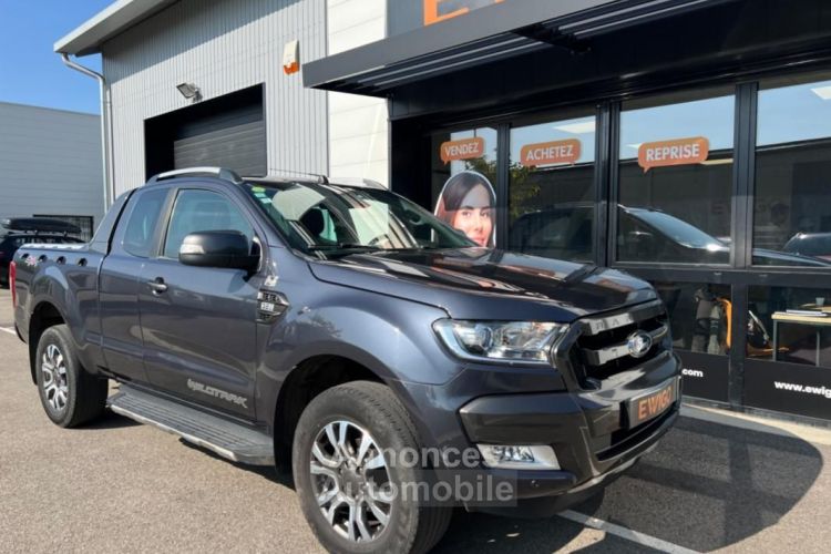 Ford Ranger WILDTRAK Supercab 3.2 TDCI 200CH 4X4 RIDEAU COUVRE BENNE- PLATEAU COULISSANT- TVA REC... - <small></small> 25.980 € <small>TTC</small> - #3