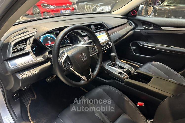 Honda Civic 4 PORTES 2017 1.5 i-VTEC 182 Exclusive CVT ENTRETIEN COMPLET 1ÈRE MAIN - <small></small> 17.990 € <small>TTC</small> - #12