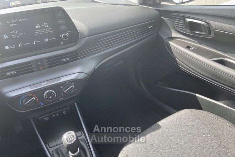 Hyundai i20 i 20 1.2 MPI 85 PACK CLIM JA 16 Ecran Caméra - <small></small> 17.650 € <small>TTC</small> - #22