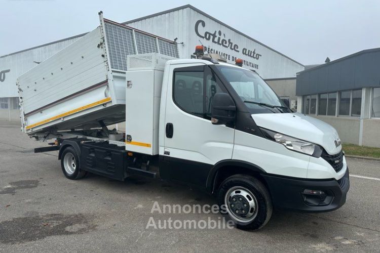 Iveco Daily 34990 ht 35c16 benne coffre rehausses paysagiste - <small></small> 41.988 € <small>TTC</small> - #1