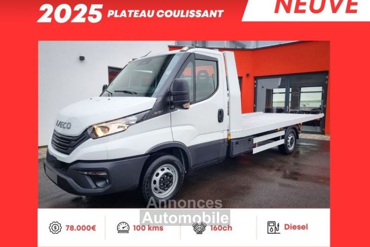 Iveco Daily 35S16 Nouveau modèle 2025 160ch porte voiture neuve plateau coulissant - <small></small> 78.000 € <small>TTC</small> - #1