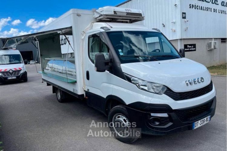 Iveco Daily Chassis-Cabine 44990 ht camion magasin boucherie 35c15 - <small></small> 53.988 € <small>TTC</small> - #1
