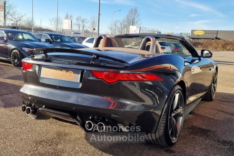 Jaguar F-Type Cabriolet S 5.0 V8 495ch ENTRETIENS OK- IMMAT FRANCE - <small></small> 52.990 € <small>TTC</small> - #8