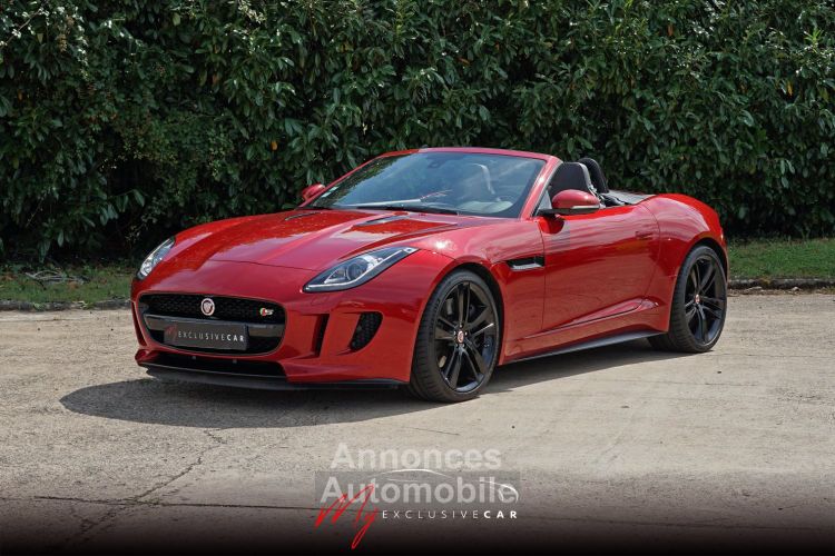 Jaguar F-Type Cabriolet V8 S 495 Ch - 920 €/mois - Caméra, Meridian Surround 770 W, Sièges Ch., Accès Sans Clé ... - Etat EXCEPTIONNEL - Rév. 11/2024 - Gar. 12 Mois - <small></small> 73.900 € <small>TTC</small> - #1