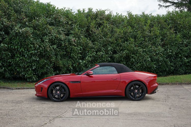 Jaguar F-Type Cabriolet V8 S 495 Ch - 920 €/mois - Caméra, Meridian Surround 770 W, Sièges Ch., Accès Sans Clé ... - Etat EXCEPTIONNEL - Rév. 11/2024 - Gar. 12 Mois - <small></small> 73.900 € <small>TTC</small> - #3