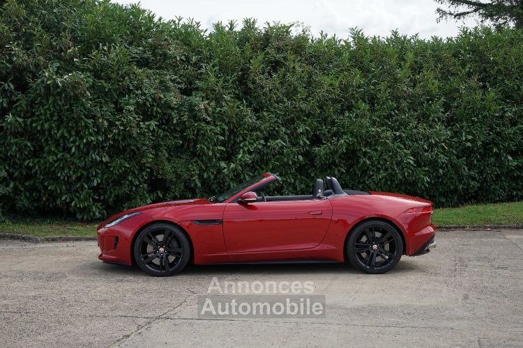 Jaguar F-Type Cabriolet V8 S 495 Ch 920 €/mois Caméra, Meridian Surround 770 W, Sièges Ch., Accès Sans Clé ... Etat EXCEPTIONNEL Rév. 11/2024 Gar. 12 Mois - <small></small> 73.900 € <small>TTC</small> - #4