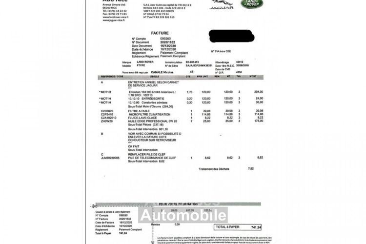 Jaguar F-Type Coupe R 5.0i V8 SUPERCHARGED AWD / ETAT EXCEPTIONNEL / HISTORIQUE JAG / FRANÇAISE - <small></small> 66.990 € <small>TTC</small> - #36