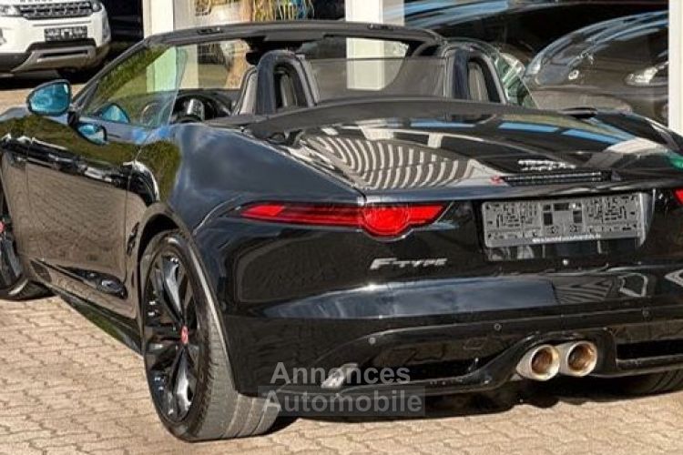 Jaguar F-Type Jaguar F-Type Cabriolet R-Dynamic Black Pack Noir V6 3.0L S 381 Cuir Noir Son Meridian Caméra Garantie 12 mois Prémium - <small></small> 51.490 € <small>TTC</small> - #8