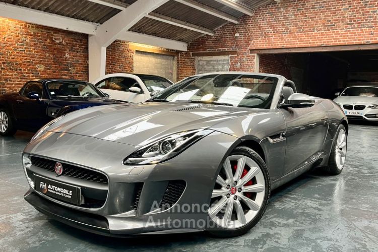 Jaguar F-Type Roadster 3.0L V6 340 ch 21 720 Km Historique & suivi complet État proche du neuf - <small></small> 48.780 € <small>TTC</small> - #1