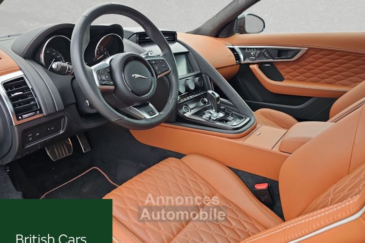 Jaguar F-Type SVR 575ch NOIR INT MARRON TOIT PANO CAMERA MERIDIAN FULL OPTION PREMIERE MAIN GARANTIE JAGUAR AFFAIRE A SAISIR - <small></small> 96.000 € <small></small> - #3