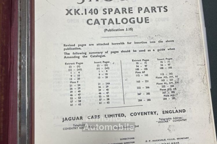 Jaguar XK140 coupe - <small></small> 89.900 € <small>TTC</small> - #95