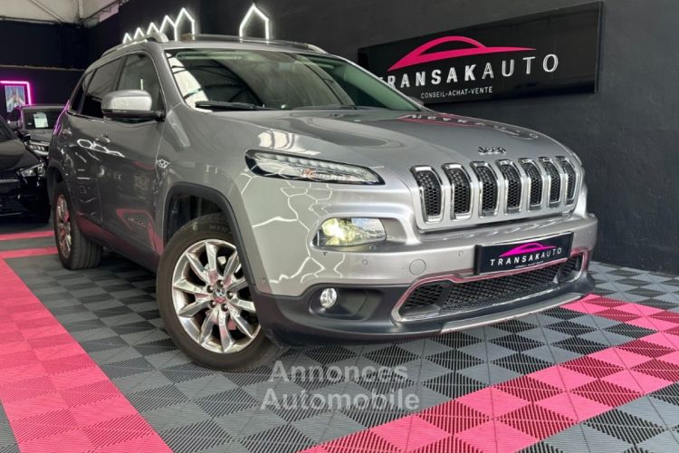 Jeep Cherokee Limited 140 ch 2.0L Multijet II 4x4 Active Drive Sièges chauffants/Ventilés ~ Toit panoramique ouvrant ~ Hayon électrique - <small></small> 10.490 € <small>TTC</small> - #1