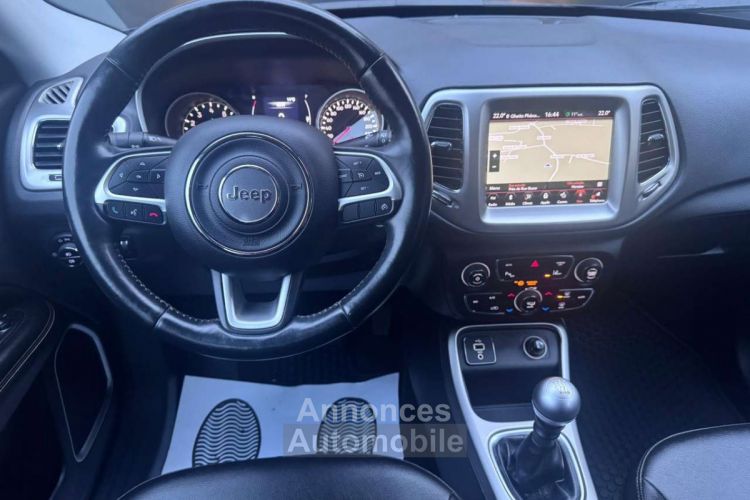 Jeep Compass 1.4 Turbo 4x2 LongitudeNAVI-CUIR P.-CLIM.-GARAN1AN - <small></small> 14.490 € <small>TTC</small> - #11