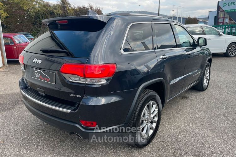 Jeep Grand Cherokee IV (2) 3.0 CRD V6 250 CV Limited Cuir électrique Sièges chauffants AV-AR + volant Caméra Régulateur Bluetooth Attelage 1ère main Révision complète Gar - <small></small> 23.990 € <small>TTC</small> - #4