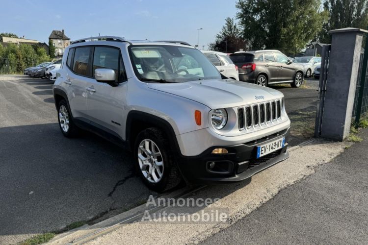 Jeep Renegade 1.6 MultiJet - 120 4x2 Limited Gps + Radar AR + Clim - <small></small> 12.990 € <small>TTC</small> - #7