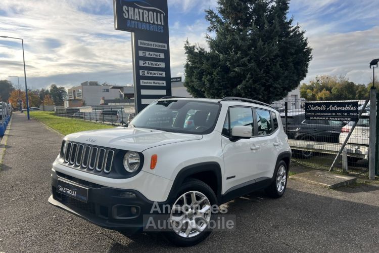 Jeep Renegade 1.6 MultiJet S&S 120ch Longitude 1erMain GPS Attelage - <small></small> 9.990 € <small>TTC</small> - #1