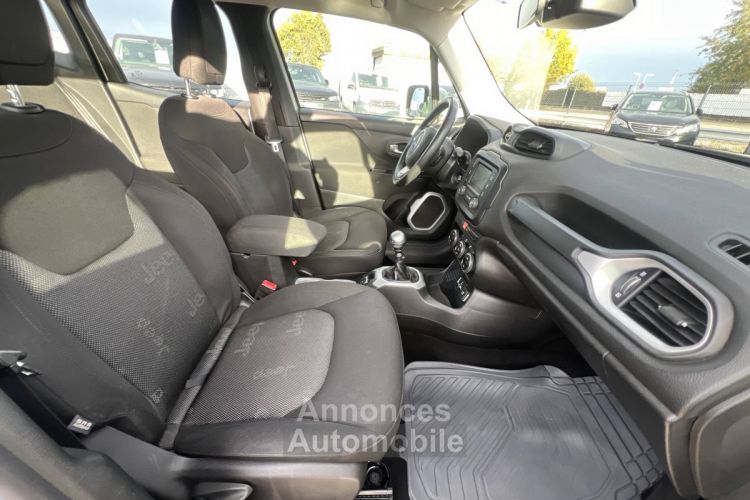 Jeep Renegade 1.6 MultiJet S&S 120ch Longitude 1erMain GPS Attelage - <small></small> 9.990 € <small>TTC</small> - #21