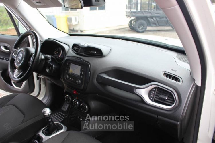 Jeep Renegade 2WD 1.6L CRD 16V 120CV BTE 6VT PACK SPORT/LONGITUDE 5 PORTES 02/2016 ETAT NEUF GTIE 6 MOIS - <small></small> 15.590 € <small>TTC</small> - #23