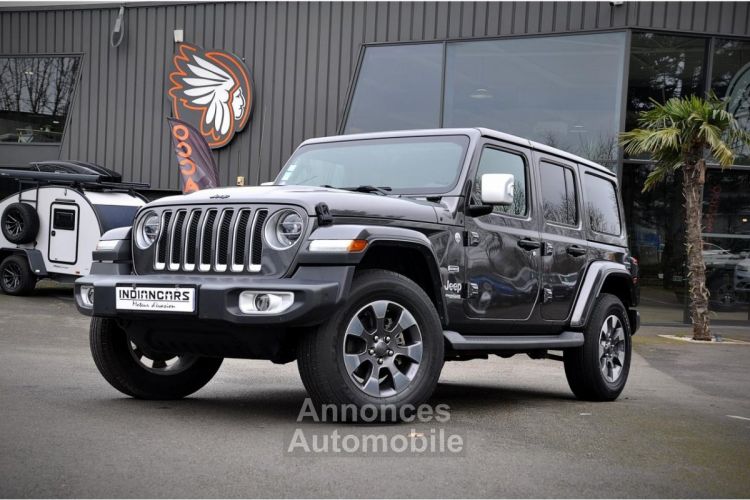 Jeep Wrangler 2.0i T - 272 BVA 4x4 2018 Unlimited Overland PHASE 1 - <small></small> 52.900 € <small>TTC</small> - #1