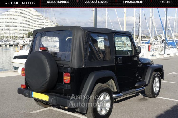 Jeep Wrangler 2.4 143 Sport - <small></small> 19.990 € <small>TTC</small> - #4