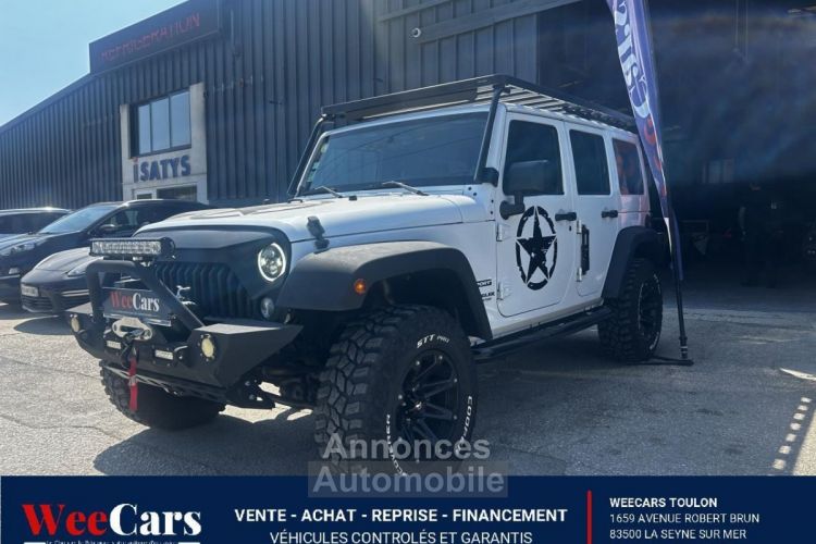 Jeep Wrangler 2.8 CRD FAP 200ch7+8 Unlimited Sport PHASE 2 - <small></small> 38.490 € <small>TTC</small> - #1