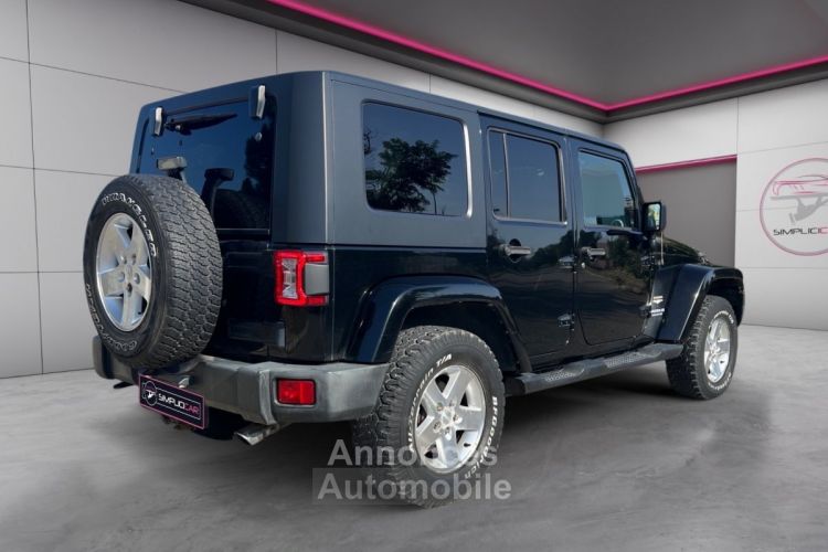 Jeep Wrangler 2,8 CRD UNLIMITED SAHARA SUPER ETAT + CABINE SOUPLE FULL LEDS GARANTIE - <small></small> 21.990 € <small>TTC</small> - #3