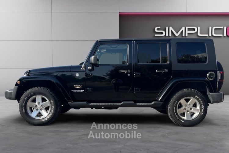 Jeep Wrangler 2,8 CRD UNLIMITED SAHARA SUPER ETAT + CABINE SOUPLE FULL LEDS GARANTIE - <small></small> 21.990 € <small>TTC</small> - #4