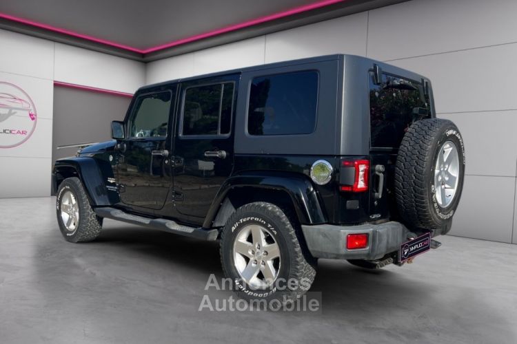 Jeep Wrangler 2,8 CRD UNLIMITED SAHARA SUPER ETAT + CABINE SOUPLE FULL LEDS GARANTIE - <small></small> 21.990 € <small>TTC</small> - #5