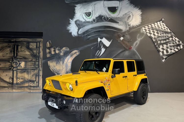 Jeep Wrangler (3) 3.6 V6 RUBICON + Kit Predator / Mode été / Peinture Jaune Hummer / treuil et attelage - <small></small> 54.990 € <small>TTC</small> - #1