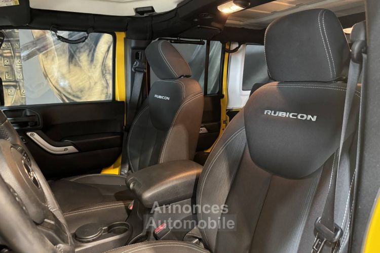 Jeep Wrangler (3) 3.6 V6 RUBICON + Kit Predator / Mode été / Peinture Jaune Hummer / treuil et attelage - <small></small> 54.990 € <small>TTC</small> - #14