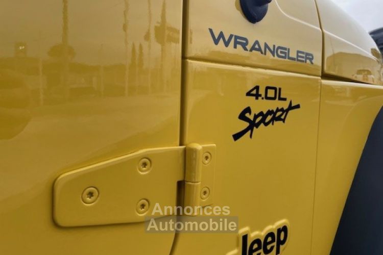 Jeep Wrangler 4.0 Sport BA - <small></small> 29.900 € <small>TTC</small> - #11