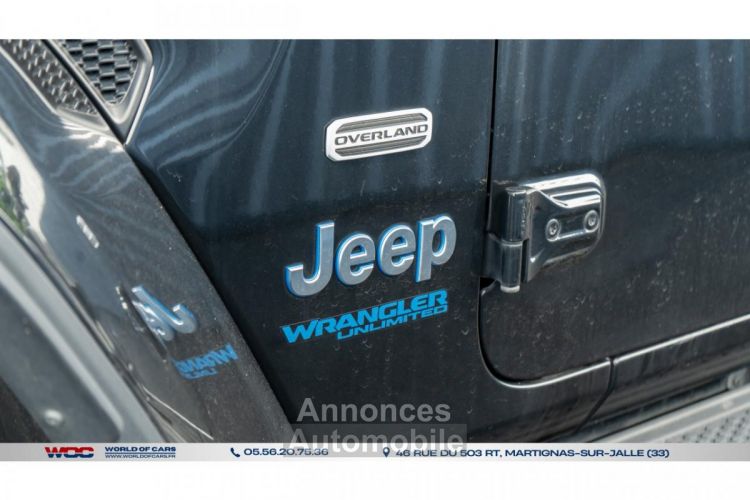 Jeep Wrangler 4XE 2.0 380 Overland Hybride - Attelage - <small></small> 57.990 € <small>TTC</small> - #75