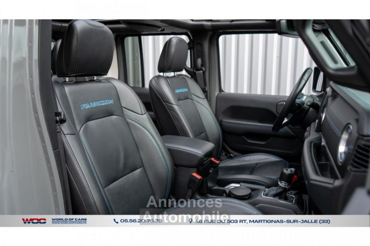 Jeep Wrangler 4XE Rubicon 380ch / toit ouvrant / garantie - <small></small> 61.490 € <small>TTC</small> - #9